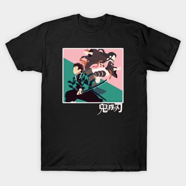 Siblings Battling Demons T-Shirt by 22GFX